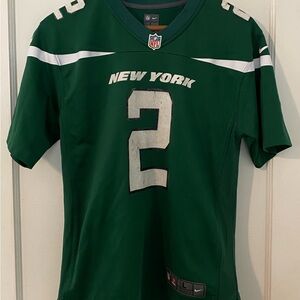 New York Jets Zach Wilson Youth Large Jersey